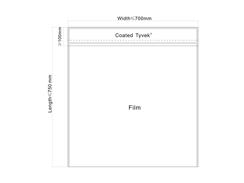 AMD fejléc táska Tyvekkel